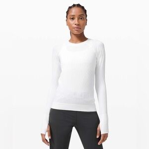 Lululemon Lululemon Rest Less PulloverAerial Current purple  White 8